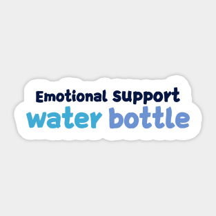 Emotional Support Water Bottle Please Do Not Pet Sticker